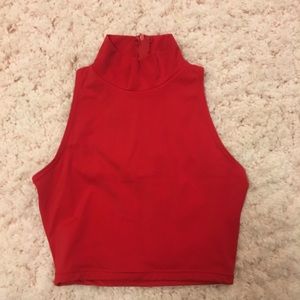 Red Crop Top